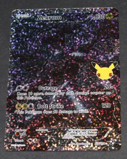 Pokemon TCG ZEKROM 114/114 Pokemon Celebrations Full Art Ultra Rare Holo NM - Image 1