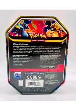 Pokemon Erhabene Helden Mega-Glurak X ex Tin Box DE OVP Neu - Image 4