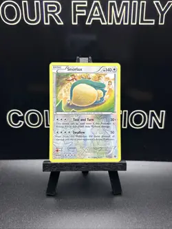 2016 Pokemon Fates Collide Snorlax Rare Reverse Holo 77/124 LP - Image 1