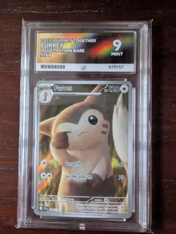 FURRET 168/159 Pokemon Journey Together Illustration Rare - ACE MINT 9 - Image 1