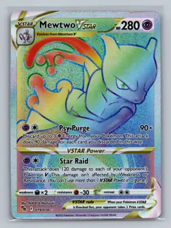 Mewtwo VSTAR (79) (Secret) Secret Rare Pokemon GO 079/078 NM - Image 1