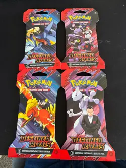 POKEMON TCG- DESTINED RIVALS - BLISTER SLEEVED BOOSTER PACK (1x Pack) BRAND NEW - Image 1