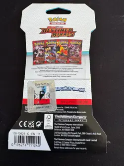 POKEMON TCG- DESTINED RIVALS - BLISTER SLEEVED BOOSTER PACK (1x Pack) BRAND NEW - Image 3