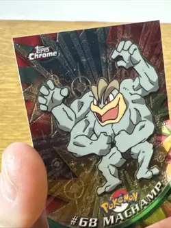 Topps Chrome Holo 2000 Pokemon Series 1 #68 Machamp NM - Image 5