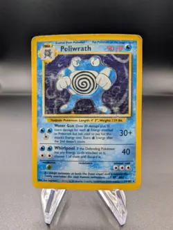 Poliwrath 13/102 - Base Set Holo - Vintage Pokemon TCG - HP - Image 1