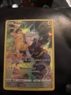 Pokemon TCG Pikachu TG05/TG30 Holo Rare Lost Origin Trainer Gallery - Image 1