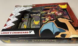 Pokemon Celebrations Lance’s Charizard V Box Evolving Skies + Fusion Strike! NEW 820650809392 - Image 2