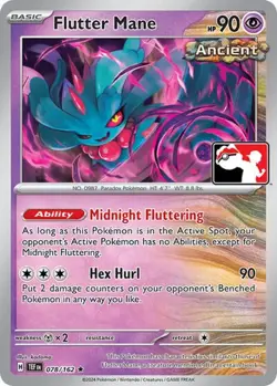 1x Flutter Mane (#078/162) NM Eng Pokemon - Prize Pack Series - Image 1