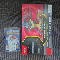 Pokemon TCG Mega Lucario EX Figure Col - Brand New & Sealed ✅ with large pikachu - Image 4