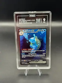 Blastoise ex 200/165 TAG 9 Special Illustration Pokemon 151 Scarlet & Violet TCG - Image 3