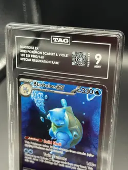 Blastoise ex 200/165 TAG 9 Special Illustration Pokemon 151 Scarlet & Violet TCG - Image 5