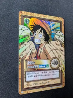 One Piece Carddass Hyper Battle Luffy C35 (2000) Foil – Bandai Japan - 2nd Stage - Image 2