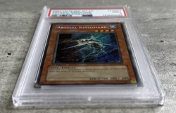 Yugioh Card 1st Ed. Abyssal Kingshark Secret Rare PSA 9 Mint, TAEV-EN084 2007 - Image 3