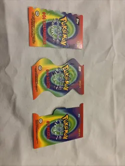 3 Topps Pokemon Cards Diecut Charmander Gloom Weedle - Image 2