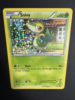Snivy 1/12 | McDonald's Promo 2011 | Holo Rare | NM | Pokemon TCG Card - Image 3