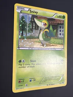 Snivy 1/12 | McDonald's Promo 2011 | Holo Rare | NM | Pokemon TCG Card - Image 4