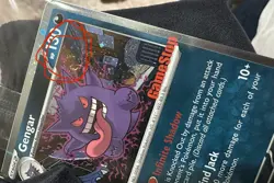 Pokemon TCG Gengar 050/088 Promo Sealed Stamped Gamestop Promo Card Swirl - Image 3