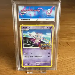 Mew 10/16 Pokemon Rumble 2009 *Pop 1* ACE 9 Graded Card - Image 1