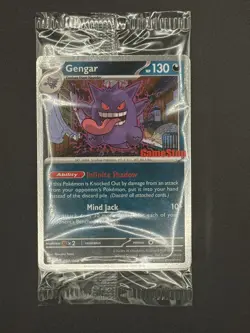 Gengar GameStop Promo Stamped Card Pokemon English 050/088 SEALED - Image 1