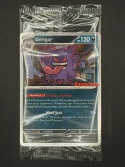 Gengar GameStop Promo Stamped Card Pokemon English 050/088 SEALED - Image 2