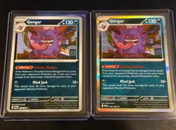 Gengar 050/088 Reverse HOLO + HOLO Pokemon Card Perfect Order (2 Cards Total) - Image 1