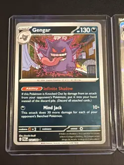 Gengar 050/088 Reverse HOLO + HOLO Pokemon Card Perfect Order (2 Cards Total) - Image 3