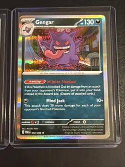 Gengar 050/088 Reverse HOLO + HOLO Pokemon Card Perfect Order (2 Cards Total) - Image 5