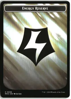 MTG Fanatic of Rhonas // Energy Reserve Double-Sided Token T Modern Horizons 3 1 - Image 2