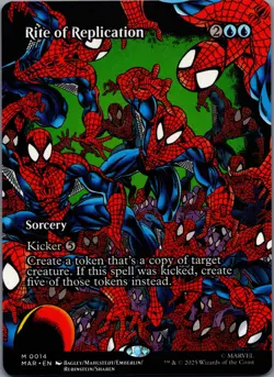 Rite of Replication 14 MTG Marvel Universe Mythic Normal NM - Image 1