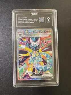 2025 POKEMON PRE EN-PRISMATIC EVOLUTIONS #165 DRAGAPULT EX TAG 9 - Image 1