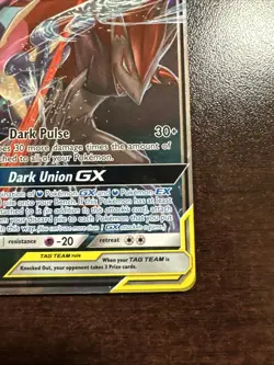 Greninja & Zoroark GX 107/214 Pokemon TCG Unbroken Bonds SURFACE DING - Image 4