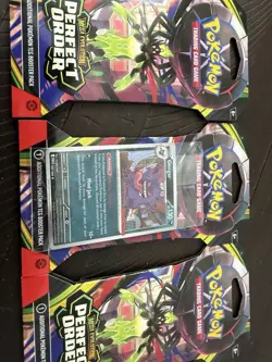 Pokemon Perfect Order Promo Gengar Card 050/088 English -w/3 booster packs - Image 5
