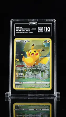 2023 PIKACHU #GG30 Pokemon Crown Zenith Galarian Gallery - TAG 10 Gem Mint - Image 1
