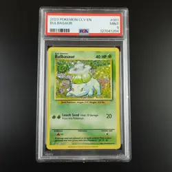 PSA 9 Bulbasaur 001/034 Pokemon Classic Collection English Holo Graded Card - Image 1