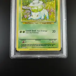 PSA 9 Bulbasaur 001/034 Pokemon Classic Collection English Holo Graded Card - Image 3