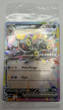 Umbreon ex 060/131 Prismatic Evolutions Stamped Promo Holo Pokemon Card - Image 1