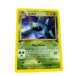 Golbat Pokemon Card 1st Edition Fossil Set 34/62 Uncommon TCG 1999 WOTC - Image 1