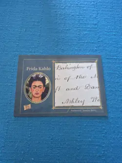2025 Pieces of the Past Authentic Jumbo Relic Card FRIDA KAHLO #244 - Image 1