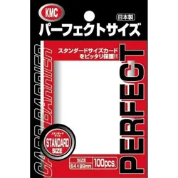 KMC Perfect Fit Size Soft Sleeves Collectible Cards 100 pcs x 20 64x89mm - Image 2