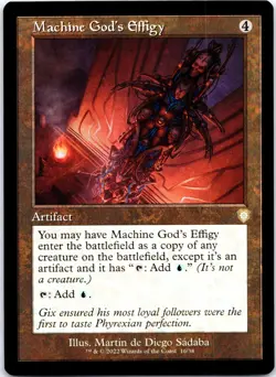 Machine God's Effigy (Retro Frame) R Commander: The Brothers' War 16 NM - Image 1