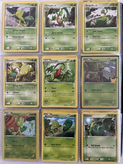 Pokemon Card Species Set Lot - 9x Unique Cards / Treecko Family - Image 1