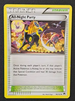 ALL-NIGHT PARTY 96/122 UC BREAKPOINT POKEMON LP 2016 - Image 1
