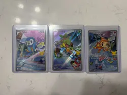 Pokemon TCG First Partner Illustration Collection Series 1 Sinnoh Gen 4 Starters - Image 1