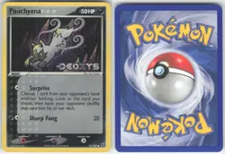 ✰ POOCHYENA 70/107 REVERSE HOLO COMMON DEOXYS POKEMON ✰ LP - Image 1