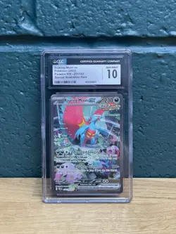 Pokemon TCG Roaring Moon EX 251/182 Scarlet Violet Paradox Rift CGC 10 Gem Mint - Image 1