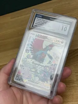 Pokemon TCG Roaring Moon EX 251/182 Scarlet Violet Paradox Rift CGC 10 Gem Mint - Image 3