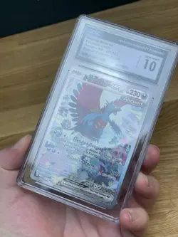 Pokemon TCG Roaring Moon EX 251/182 Scarlet Violet Paradox Rift CGC 10 Gem Mint - Image 4