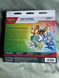 Pokemon First Partner Illustration Collection Series 1 NEW SEALED - Image 2