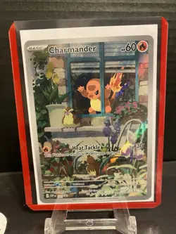 Charmander 044 Promo Pokemon TCG Obsidian Flames Illustration Rare - Image 1
