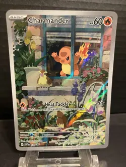 Charmander 044 Promo Pokemon TCG Obsidian Flames Illustration Rare - Image 2